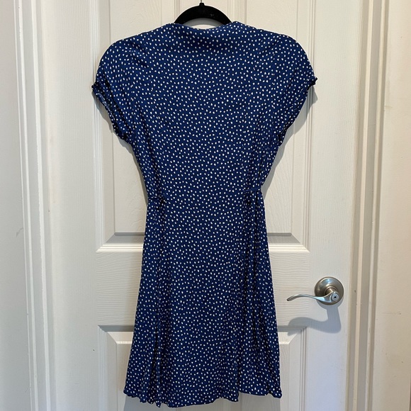 Blue Floral Print Dress - Picture 2 of 2